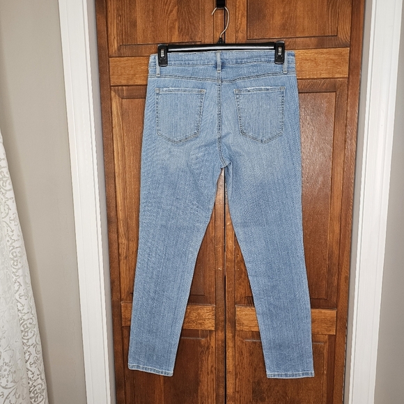 LOFT Modern Skinny Crop Jeans Size 8 / 29 Light Wash Stretch - Picture 6 of 10